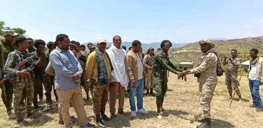 በጃናሞራ ወረዳ በጫካ ሲንቀሳቀሱ የነበሩ ታጣቂዎች የሰላም አማራጭን ተቀበሉ።