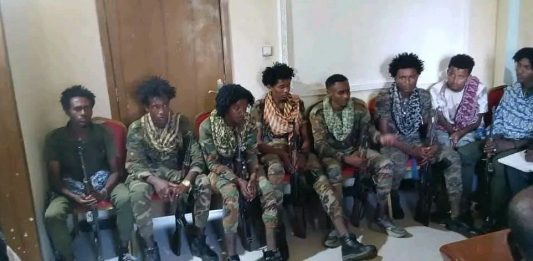 በላይ አርማጭሆ ወረደ በጫካ ሲንቀሳቀሱ የነበሩ ታጣቂዎች የሰላም አማራጭን ተቀበሉ።
