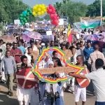 በገንዳ ውኃ ከተማ የሀገር መከለካያ ሠራዊትን የሚደግፍ ሕዝባዊ ሰላማዊ ሰልፍ እየተካሄደ ነው። 1792239097600