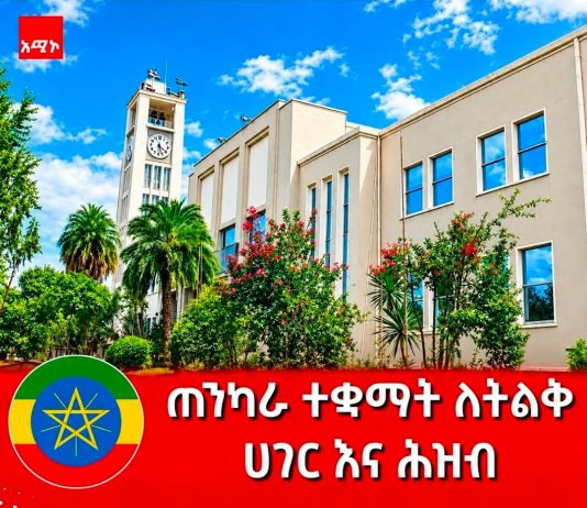 ጠንካራ ተቋማት – ለትልቅ እና ባለርዕይ ሀገር!