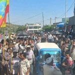 በሐይቅ ከተማ የሀገር መከላከያ ሠራዊትን የሚደግፍ እና ሀገር ለማፍረስ የሚልኩና የሚላላኩ ጠላቶችን የሚያወግዝ ሕዝባዊ ሰልፍ እየተካሄደ ነው። 856790633_1145907864795148_5323966729875979445_n